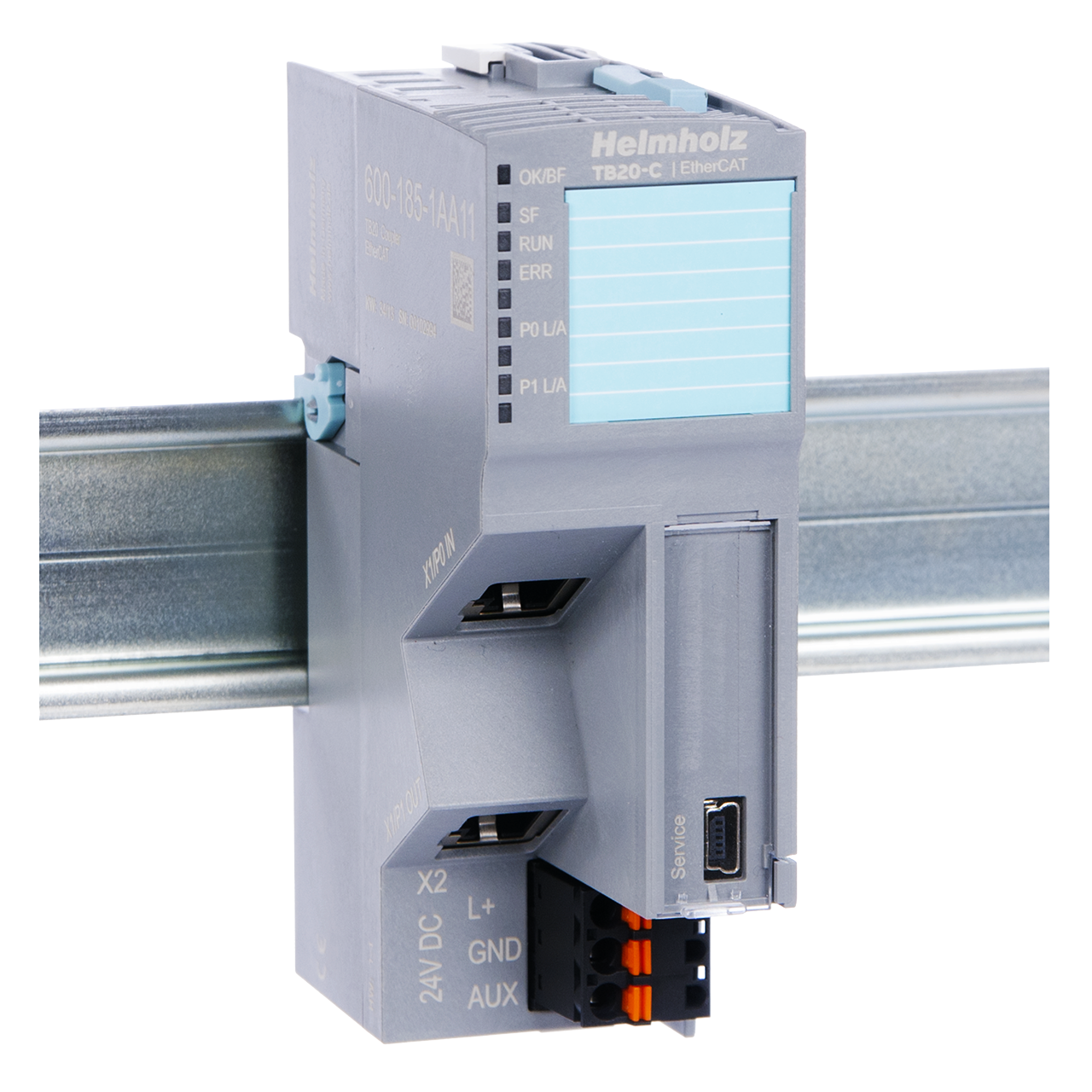 HELMHOLZ TB20 Acoplador EtherCAT 600-185-1AA11