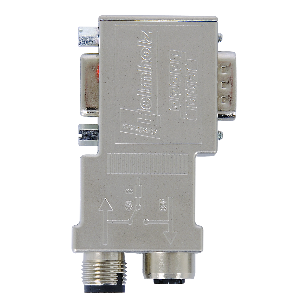 Helmholz Conector PROFIBUS 90° con conexion M12, con PG trasera 700-974-0BB12