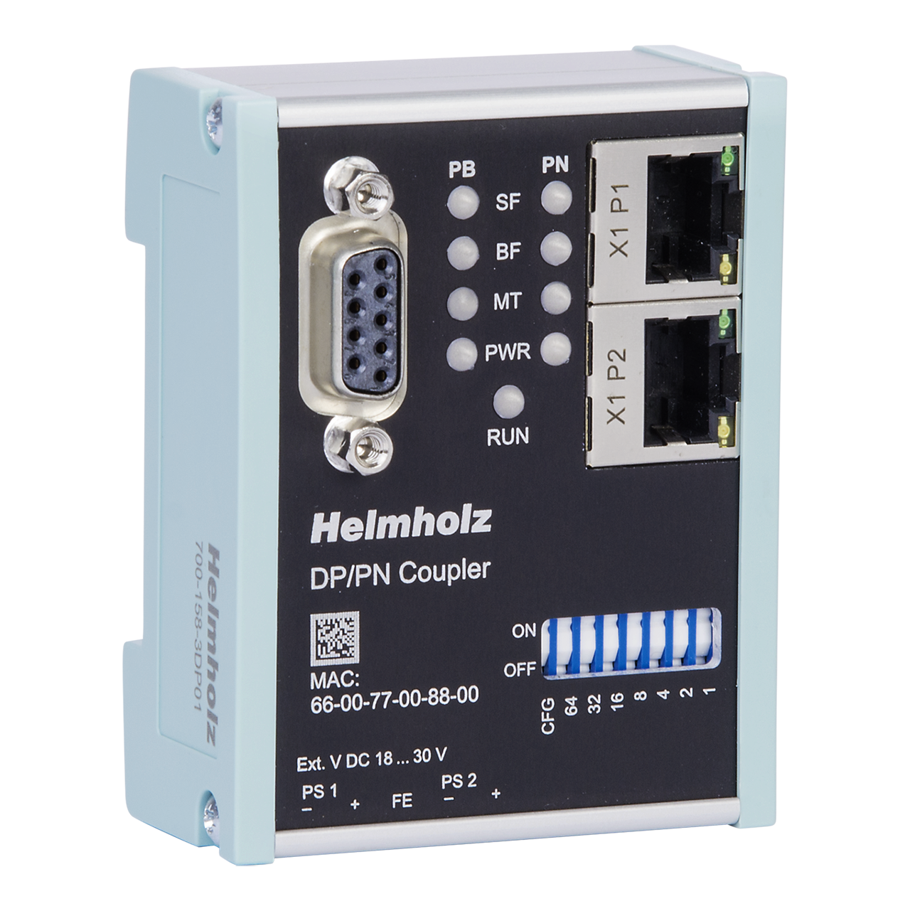 Helmholz Acoplador DP/PN (Profibus / Profinet) V2 700-158-3DP02