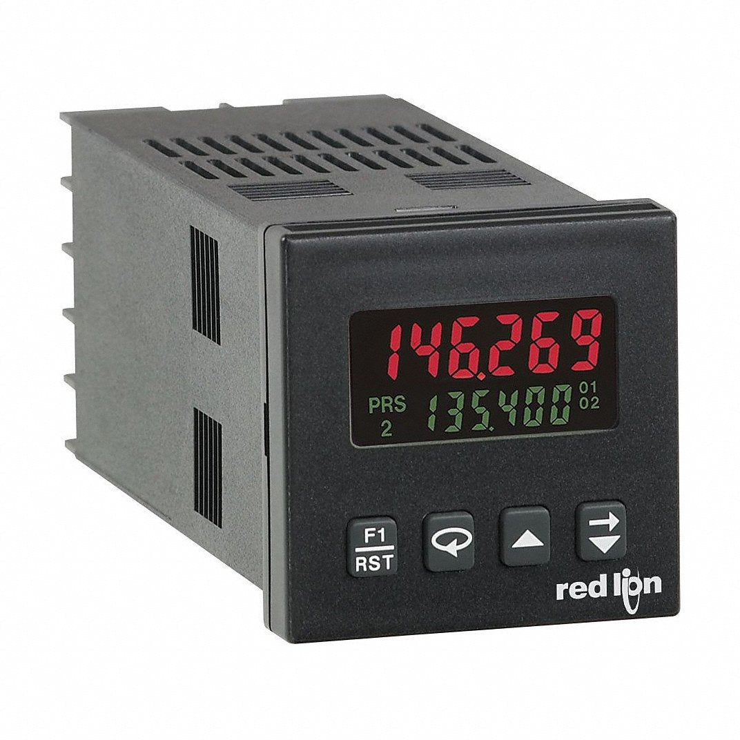 Contador de Doble Preajuste C48C, Reflectante, Salidas de Relé Dobles, Alimentación CA