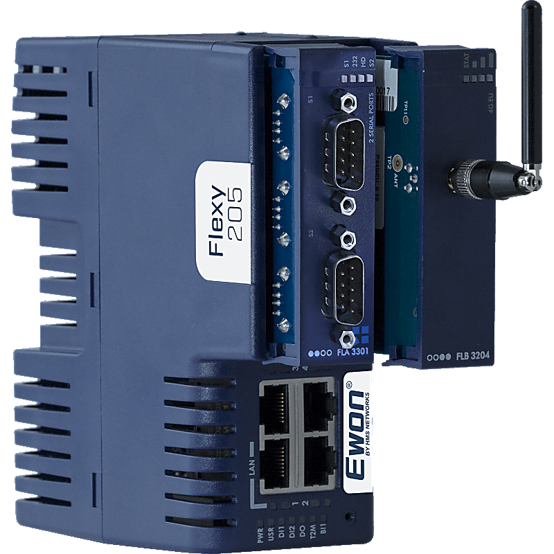 Ewon Flexy 205 (4 conexiones LAN (WAN))