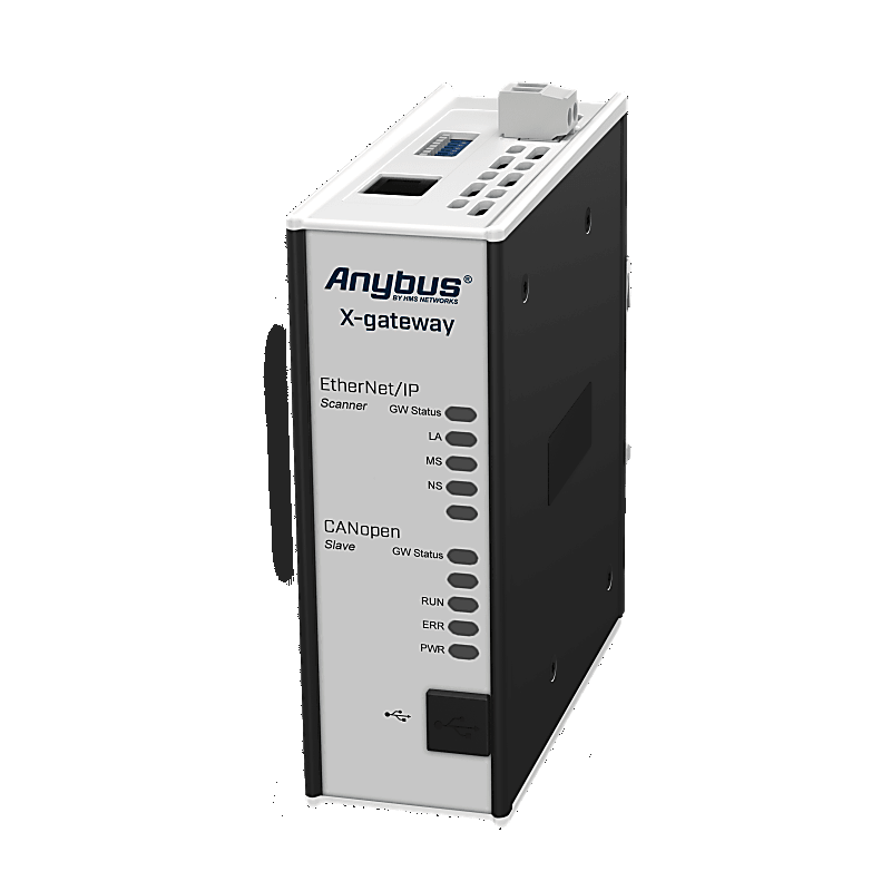 Anybus X-Gateway - Escáner/Maestro EtherNet/IP - CANopen Esclavo