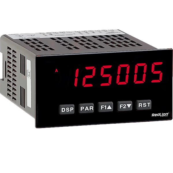 Contador/Tasa PAX, Alimentación CC, Rojo