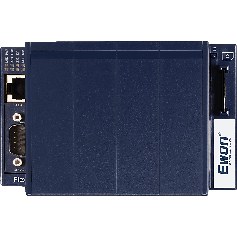 Ewon Flexy 202 (1 conexión LAN + 1 conexión serial)