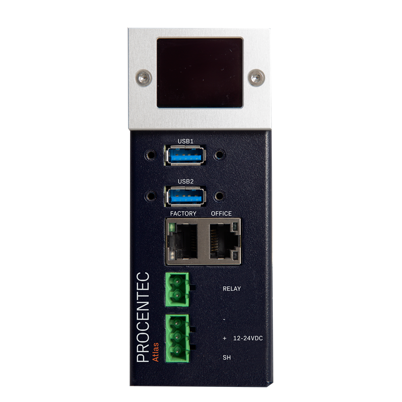 Atlas2 Plus Pantalla OLED: Ethernet/IP Kit 100 de Monitoreo Permanente