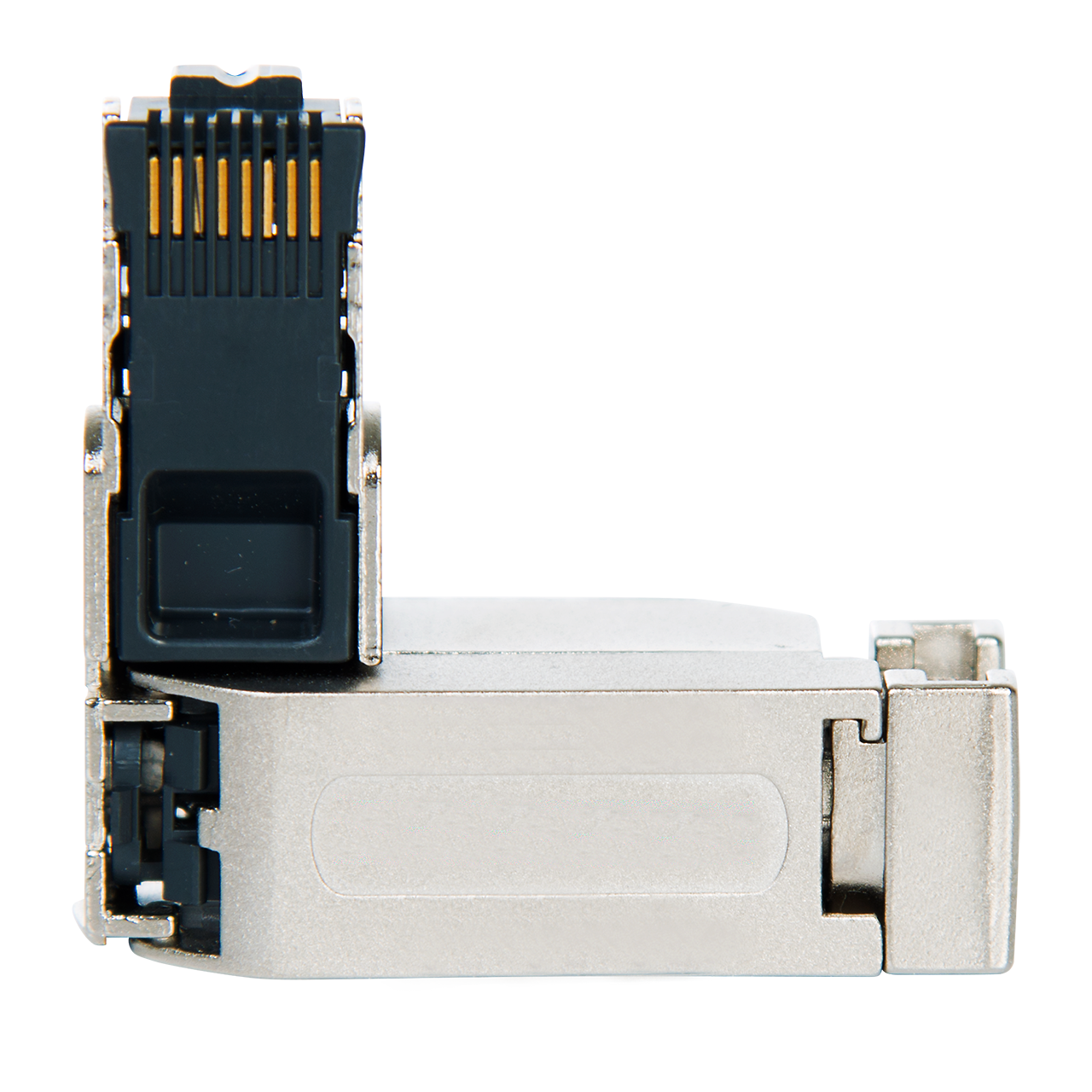 Helmholz Conector Ethernet Industrial, RJ45, 90° EasyConnect©, 4 x 2 cores, 10/100/1000 Mbps 700-901-1BB22