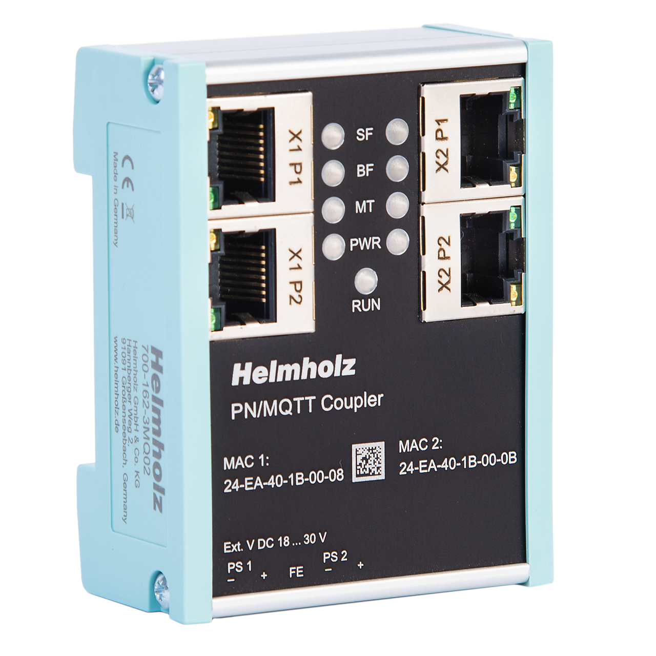 Helmholz Profinet PN/MQTT Coupler 700-162-3MQ02