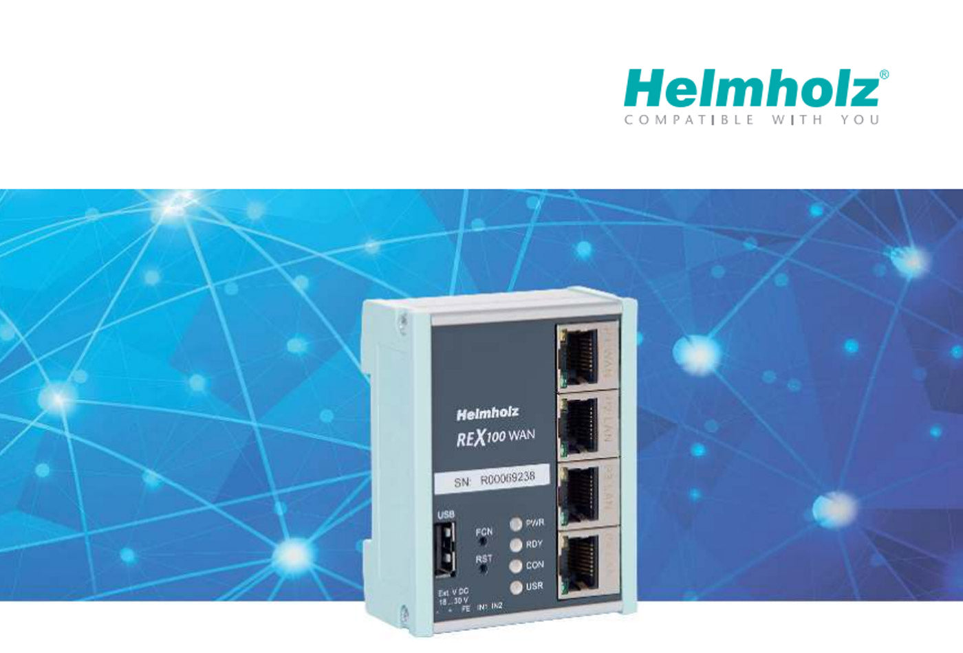 Acceso y Monitoreo Remoto de PLC con router REX 100 de HELMHOLZ
