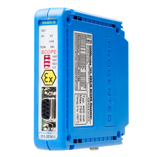 Repetidor de 1 Canal PROFIBUS RS485-IS Osciloscopio ComBricks