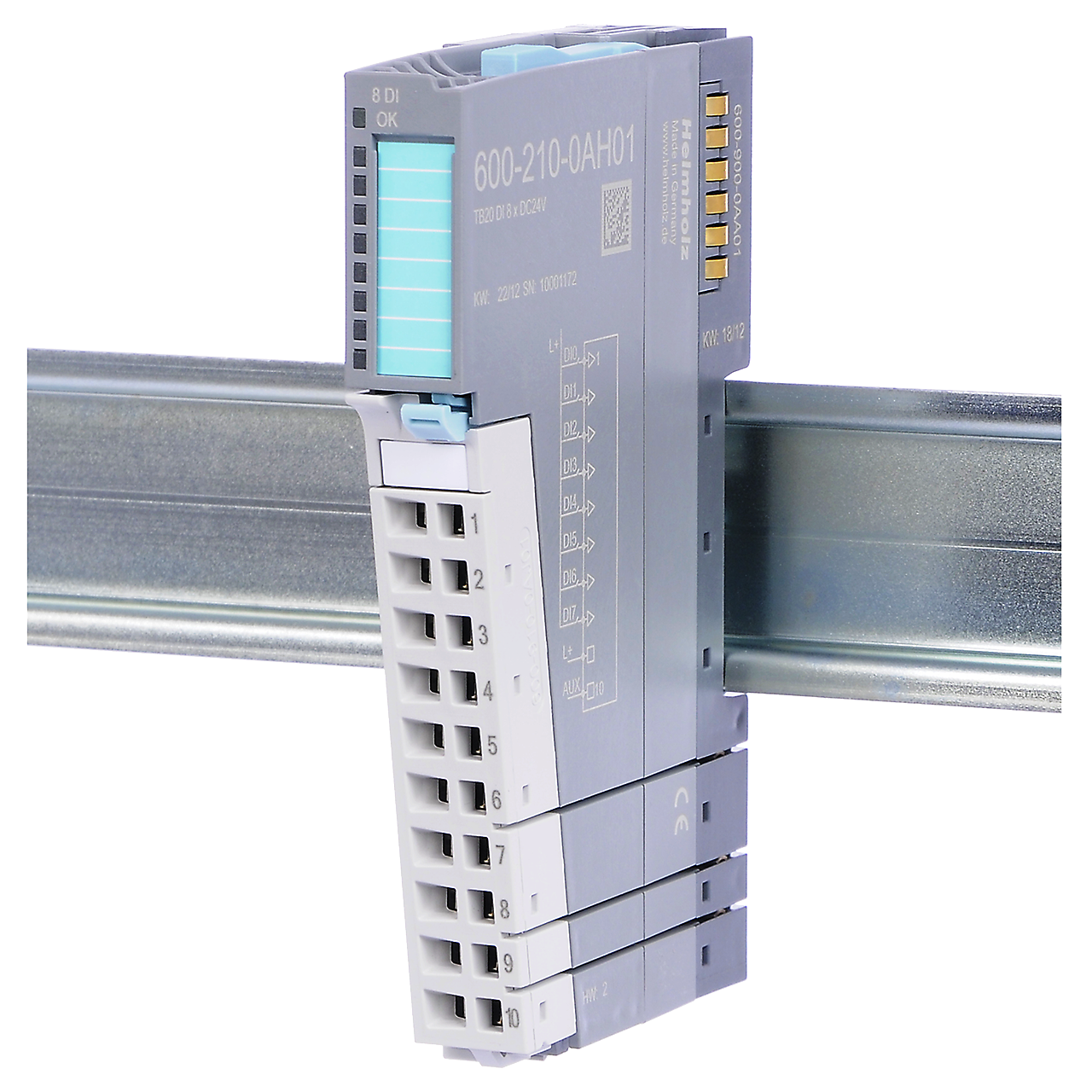 HELMHOLZ TB20 Modulo Entradas Digitales 8x DC 24 600-210-0AH01