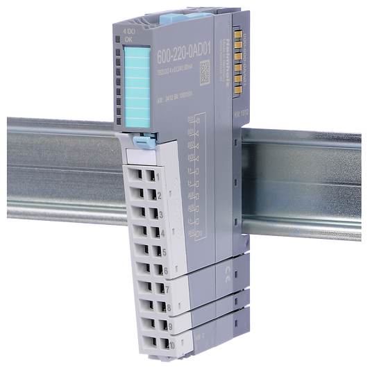 Helmholz TB20, Modulo Salidas Digitales - DO 4x DC 24 V, 500 mA 600-220-0AD01