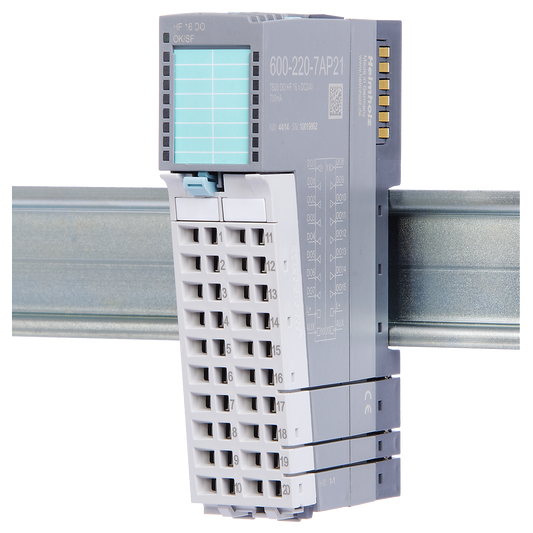 Helmholz TB20, Modulo Salidas Digitales - DO 16x DC 24 V, 700 mA, High Feature 600-220-7AP21