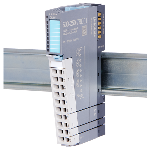 Helmholz TB20, Modulo Entradas Analogas - AI 4x I, 0/4-20mA, +-20mA, Iso., 16 Bit 600-250-7BD01