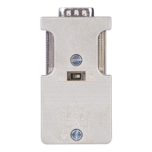 Helmholz Conector PROFIBUS axial, terminales de tornillo 700-972-0CA12