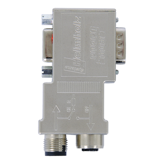 Helmholz Conector PROFIBUS 90° con conexion M12, con PG trasera 700-974-0BB12