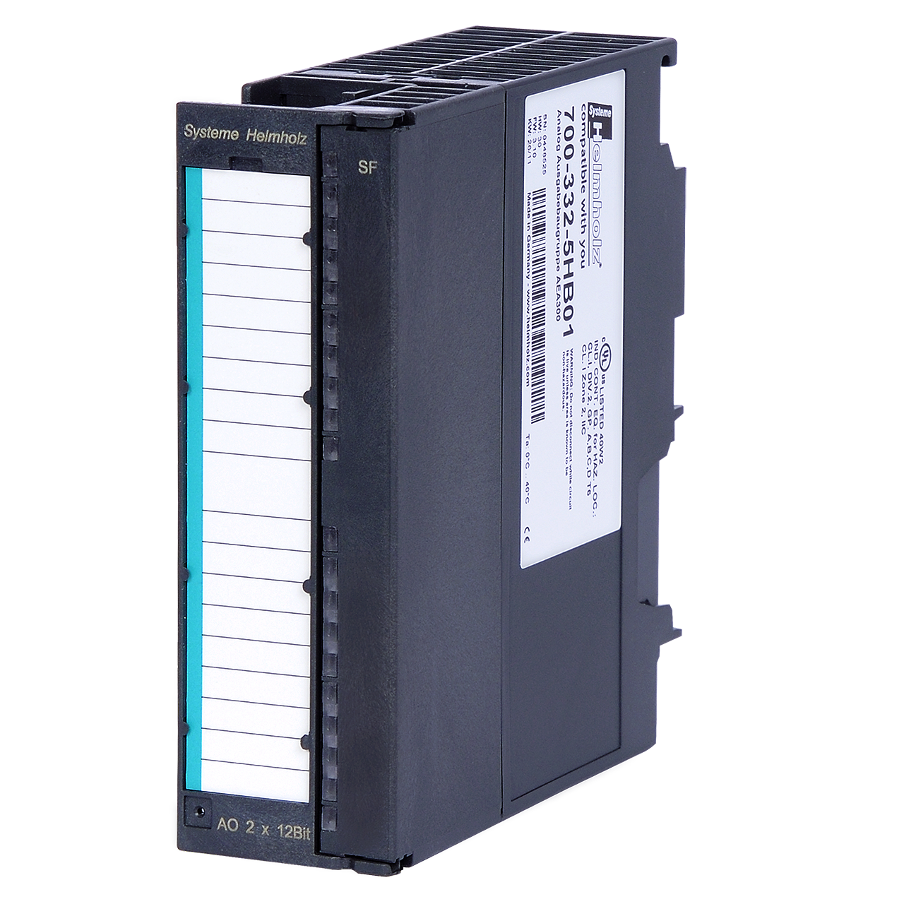 Helmholz AEA 300, Modulo Salidas Analogas 2 canales,  salidas 0-10 V/4-20 mA 700-332-5HB01