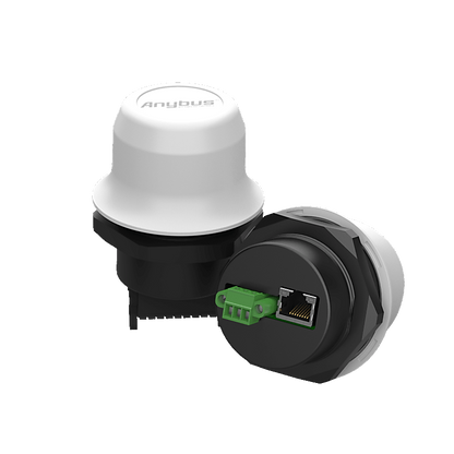 Anybus Conector Inalámbrico con RJ45 y PoE (Color: blanco, "Sunbolt")