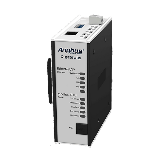 Anybus X-Gateway - Escáner/Maestro EtherNet/IP - Modbus RTU Esclavo