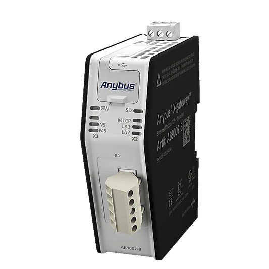 Anybus X-Gateway - Maestro Modbus TCP/IP - Adaptador/Esclavo DeviceNet