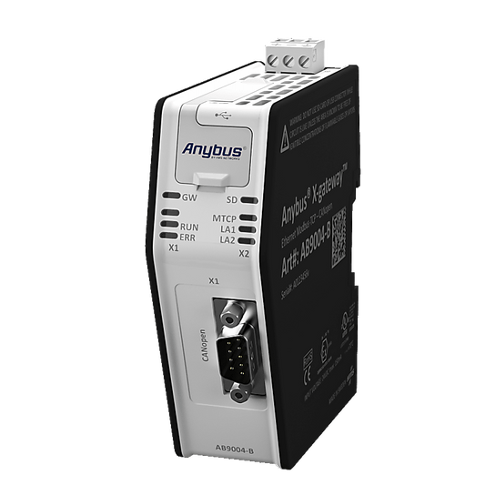 Anybus X-Gateway - Maestro Modbus TCP/IP - CANopen Esclavo