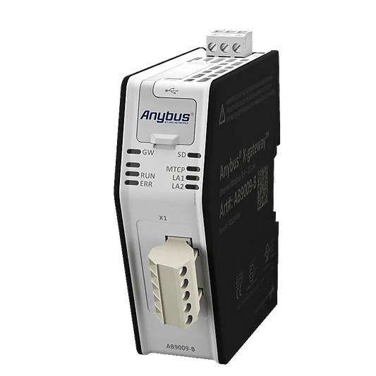 Anybus X-Gateway - Maestro Modbus TCP/IP - CC-Link Esclavo