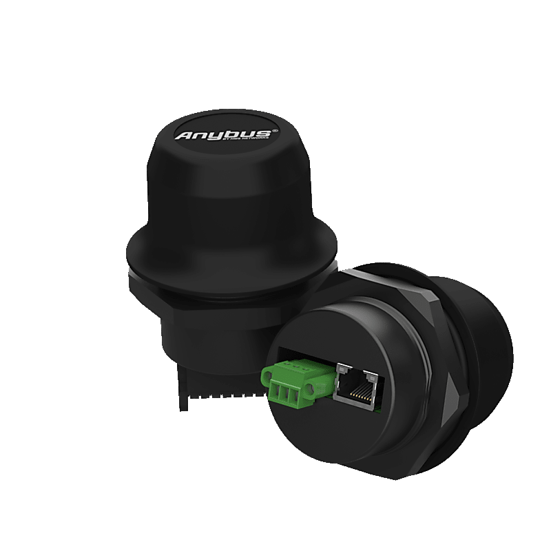 Anybus Conector Inalámbrico con RJ45 y PoE (Color: negro)