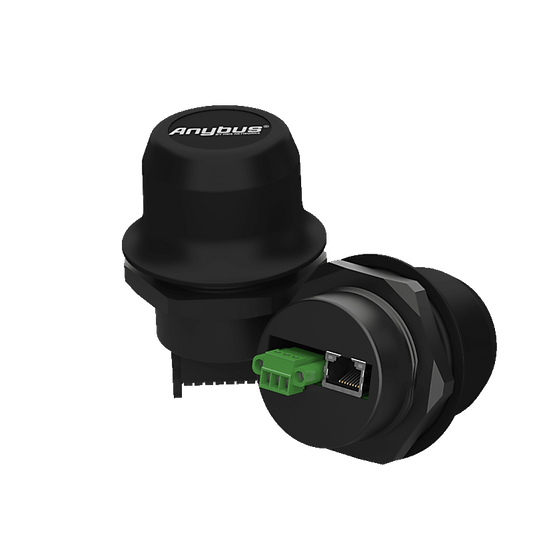 Anybus Conector Inalámbrico con RJ45 y PoE (Color: negro)