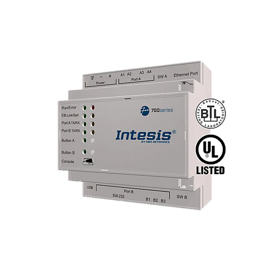 Intesis Modbus TCP y RTU Master a BACnet/IP & MS/TP 3000 puntos