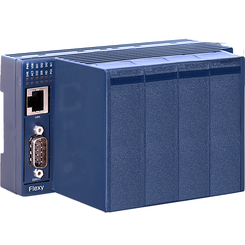 Ewon Flexy 202 (1 conexión LAN + 1 conexión serial)