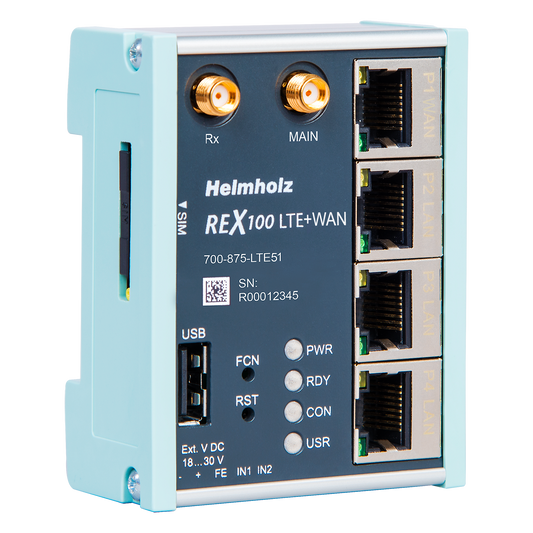 Helmholz REX 100 LTE + WAN (Nordamerika) 700-875-LTE61